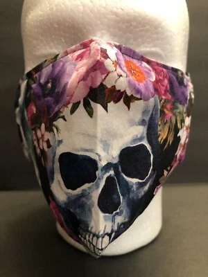 面膜头骨花朵可重复使用手工贴合 — 第 1/4 张图片