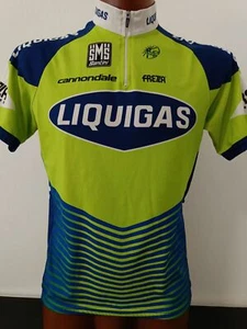 maglia ciclismo originale vintage team LIQUIGAS CANNONDALE UCI TG XL - Foto 1 di 4