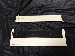 Vintage Epson LQ 1000 Top Panel Paper Guide Friction Feed Set Cosmetic Parts - Picture 1 of 2