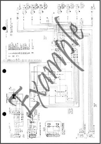 1973 Ford Econoline Van Wiring Diagram E100 E200 E300 Club Wagon Electrical OEM Foto 1 de 1