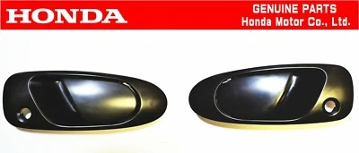 HONDA GENUINE 92-95 CIVIC EG6 SIR Front Side Outside Outer Door Handle Set  OEM - Image 1 of 2