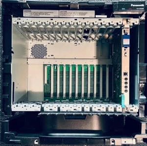 Panasonic KX-TDA600 Hybrid IP-PBX Cabinet W/EMPR MEC & REMOTE CARDS. No wall bkt - Picture 1 of 7