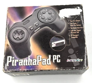 Manette de jeu InterAct PiranhaPad PC 1998 pour Windows - Noir - Photo 1/7