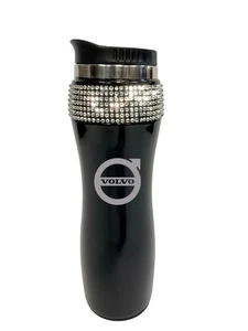 Volvo XC40 XC60 XC90 Black Engraved Crystal Mug 18 Oz Cup Water Bottle Frame - Picture 1 of 5