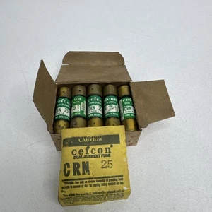 Box of 10 ORIGINAL Littelfuse 25Amp 250VAC TIME-DELAY FUSE Cefcon - Picture 1 of 3