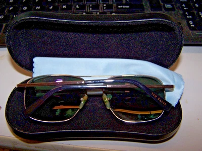 MARCOS DE GAFAS Ted Baker TBM063 metal oscuro 57-16-140 lente precintada Foto 1 de 4