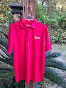 Circle K Store Divisa Dipendente Polo Lavoro Camicia Rossa Uomo M NUOVO - Foto 1 di 5