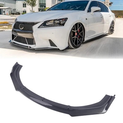 Carbon Fiber Style Front Bumper Lip Spoiler Splitter For AUDI A4 A5 A6 A7 S4 S5 Foto 1 de 4
