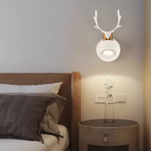 Accesorio de luz LED de montaje en pared 3W GU10 bombilla interruptor pasillo en forma de asta - Imagen 1 de 15