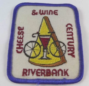 Vintage RIVERBANK CHEESE & WINE CENTURY ~ Iron On / Sew On Patch - Picture 1 of 3