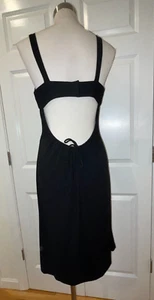 Hugo Biscotti Victoria's Secret Vestido sin mangas tejido negro sin espalda 6 S M - Imagen 1 de 6