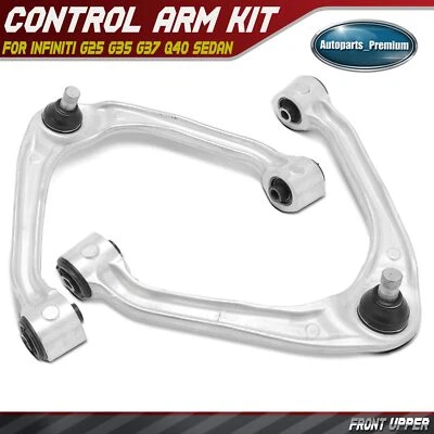 2x Brazo de control superior delantero derecho y derecho y rótula para INFINITI G25 G35 G37 Q40 Foto 1 de 4
