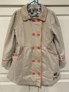 Disney Store Animators' Collection Girls Trench Coat Aurora Moana Tinkerbell 5/6 - Picture 1 of 11