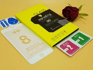 Protector de pantalla premium compatible con vidrio templado iPhone 7Plus 8Plus 6 6sPlus - Imagen 1 de 7