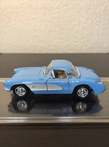 Kinsmart 1957 Chevrolet Corvette 1:34 KT.5316 Light Blue Die Cast - Picture 1 of 12