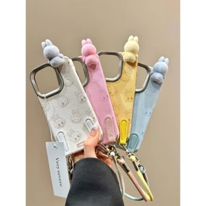 Linda funda de teléfono con temática Labubu color caramelo, adecuada para iPhone13-16 series - Imagen 1 de 18