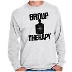 Funny Group Therapy 2nd Amendment Gun Rights Long Sleeve Tshirt for Men or Women