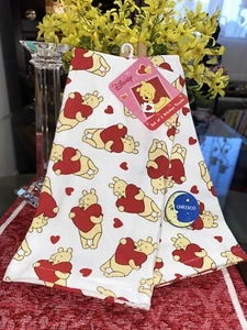 Disney Winnie Puuh umarmende Herzen Valentinstag 2er Pack Küchentücher 16x26 - Bild 1 von 4