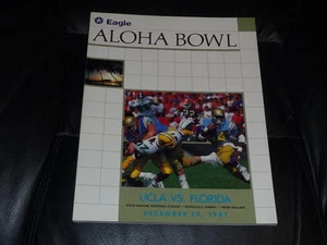 1987 ALOHA BOWL COLLEGE FOOTBALL PROGRAM UCLA VS FLORIDA NR MINT - Bild 1 von 1