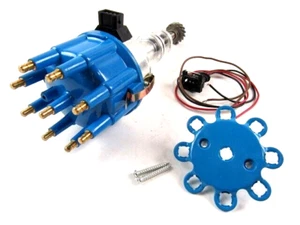 Ford 351w Ready to Run Electronic Billet Distributor Blue D33183BU - Picture 1 of 3