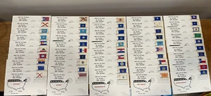 Juego completo primer día de emisión 50 estados - One Nation Ron Myers Cachets 1776 1976 - Imagen 1 de 6