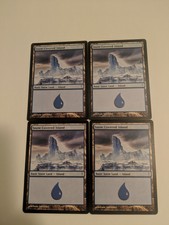 MTG 4x Snow-Covered Island Coldsnap Modern Commander Magic Gathering x4 NM