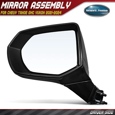 Espejo retrovisor eléctrico izquierdo del conductor con manual plegable de 5 pines para Chevrolet Tahoe GMC Yukon Foto 1 de 4