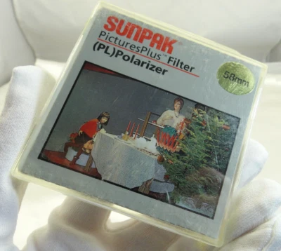 Sunpak 58mm PL Polarizing Camera Lens Filter Polar - Image 1 of 4