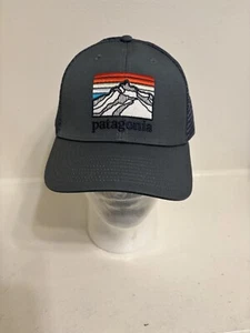 Men’s Patagonia Line Logo Ridge LoPro Trucker Hat Cap Plume NWT Free Shipping - Picture 1 of 5
