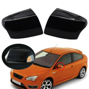 Cubierta de espejo retrovisor negro brillante para Ford Focus 2005-2008 FD4247423 FD4247424 - Imagen 1 de 10
