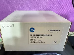 GE FANUC IC200PWR002 / IC200PWR002F POWER SUPPLY 24VDC EXP 3.3VDC NEW SEALED BOX - Picture 1 of 1