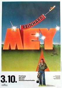REINHARD MEY Konzertplakat von 1974 in HAMBURG gerollt - Bild 1 von 1