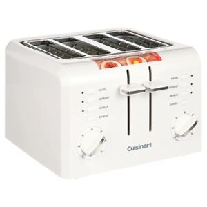 Cuisinart Toasters 4 Slice Compact Plastic Toaster, New, CPT-142P1 Brand New