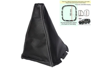 Gear Boot +180mm Frame for Nissan Pathfinder 2005-2012 Leather White Stitching - Picture 1 of 8