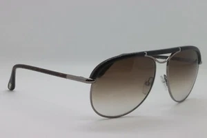 NEW TOM FORD TF 235 10F MARCO HAVANA SILVER AUTHENTIC FRAME SUNGLASSES 59-15 - Picture 1 of 4