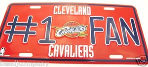 Cleveland Cavaliers Nummernschild #1 METALL Last One gestanzt kleinere Kratzer - Bild 1 von 1