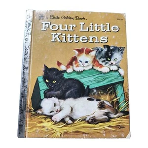 Little Golden Book FOUR LITTLE KITTENS by Kathleen N. Daly 1957 First Edition - Picture 1 of 6