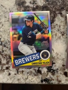 Tarjeta refractor 2020 Topps Chrome 1985 35 Brewers Christian Yelich #85tc-15 - Imagen 1 de 1