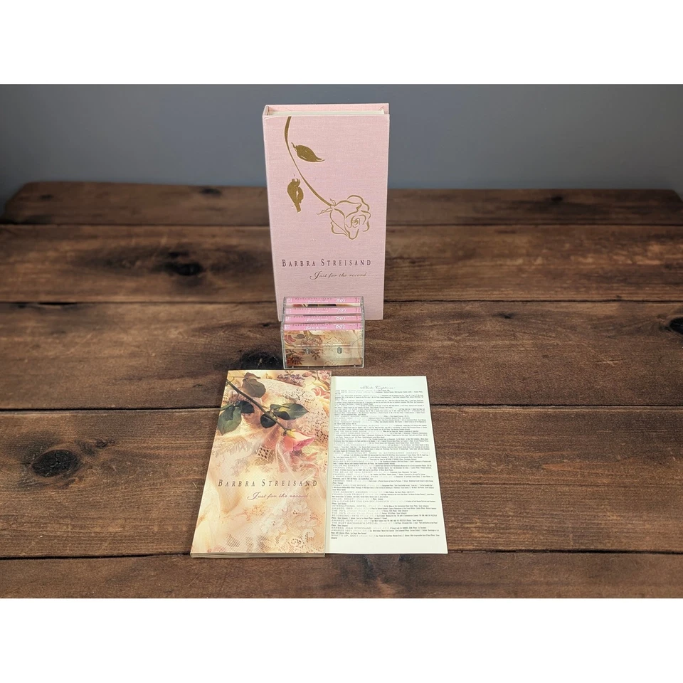 Barbra Streisand Just For The Record Cassette Tape Set 60s 70s 80s Collection Foto 1 de 4