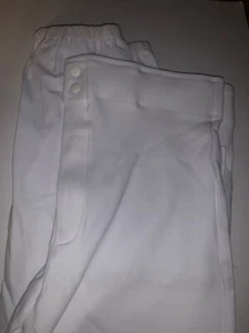 ¡NUEVO! "Pantalón de béisbol Russell Athletic blanco para hombre grande-34-36""W bragas 25""" - Imagen 1 de 3