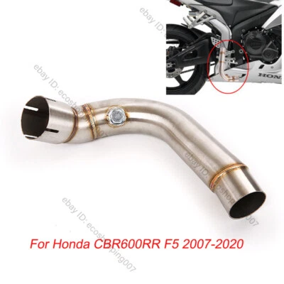 Sistema de motocicleta para Honda CBR600RR 2007-20 tubo de conexión de tubo de escape de enlace medio Foto 1 de 4