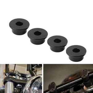 Handlebar Riser Bushings Mounts For Harley Softail Dyna Sportster 883 1200 - Picture 1 of 11