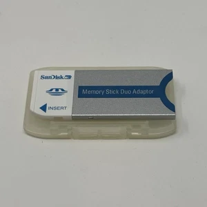 SanDisk Genuine Camera Memory Stick Duo Adaptor / Adapter Tested - Picture 1 of 4