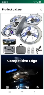 Drones for Kids with Camera,Rc Drone Indoor Small Helicopter,Birthday Gifts f... - Image 1 of 4