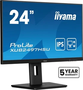 iiyama XUB2497HSU-B2 24" IPS Monitor 1920x1080 75Hz HDMI DisplayPort USB - Photo 1/6