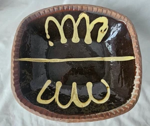 Stunning early Winchcombe slipware dish, circa 1930-50, CARDEW FINCH - Picture 1 of 18