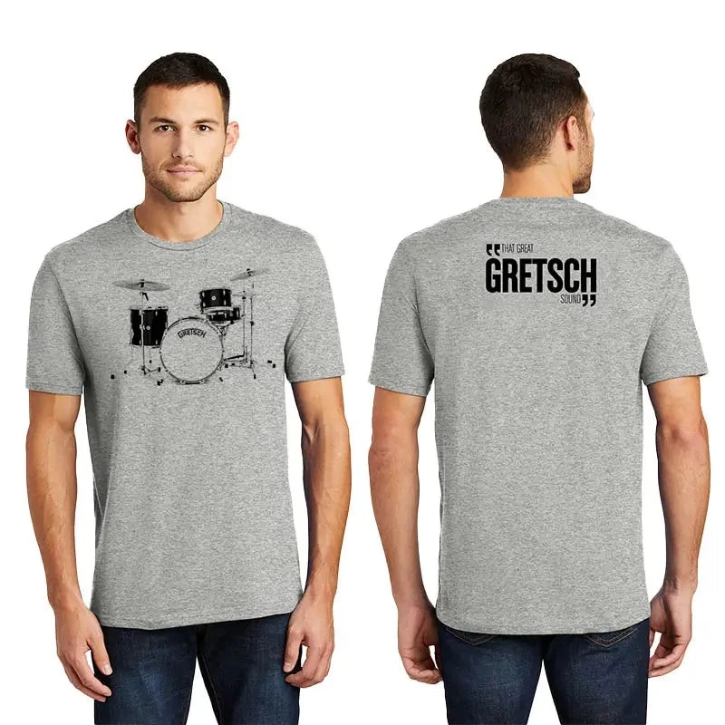 Gretsch Broadkaster Kit Short Sleeve T-Shirt Gray, Small - Image 1 of 1