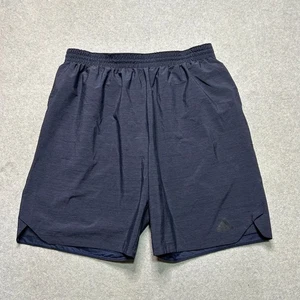 Adidas ClimaLite Athletic Shorts Mens XXL Navy Blue 9" Gym Fitness Basketball - Picture 1 of 9