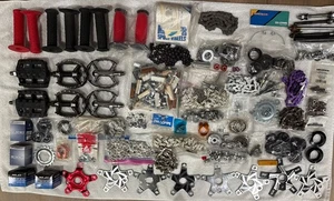 Konvolut Vintage Old School BMX Fahrrad Teile Dia Compe Suntour Sugino Peregrine - Bild 1 von 24