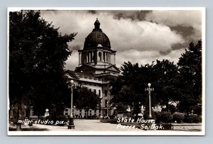 Vintage State House Pierre South Dakota rppc Postcard - Picture 1 of 2